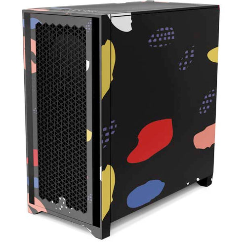 Dark Color Pop Corsair 4000D Tempered Glass Mid-Tower ATX Case Skin