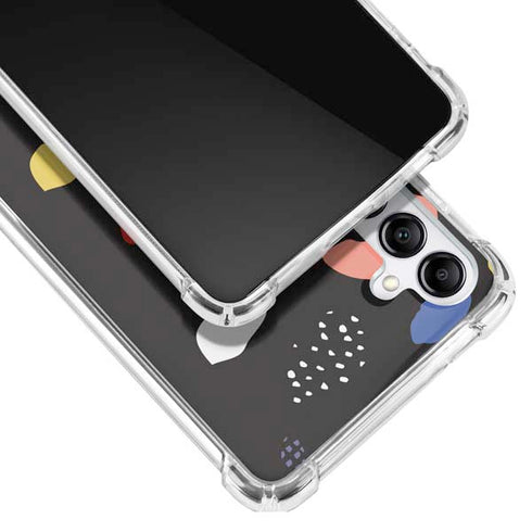 Dark Color Pop Galaxy A14 5G Clear Case
