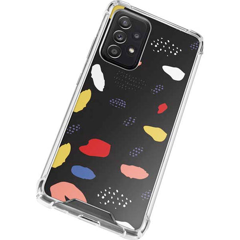 Dark Color Pop Galaxy A52 5G Clear Case