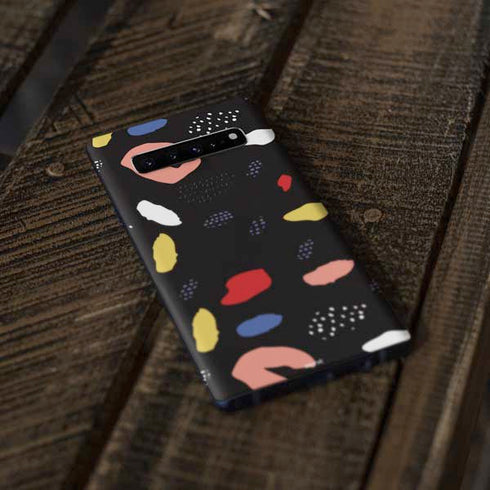 Dark Color Pop Galaxy S10 Skin