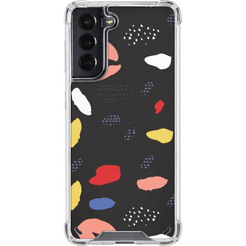 Dark Color Pop Galaxy S21 5G Clear Case
