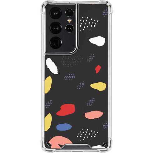 Dark Color Pop Galaxy S21 Ultra 5G Clear Case