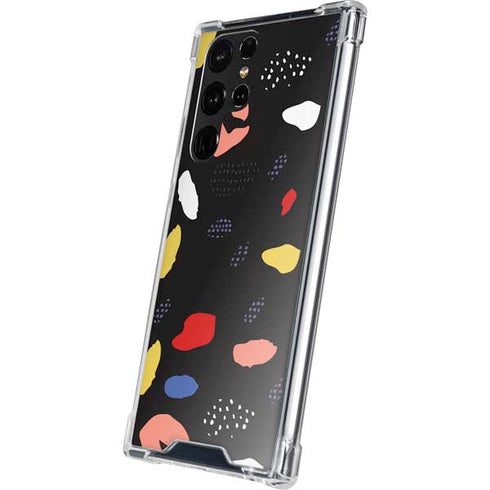 Dark Color Pop Galaxy S22 Ultra Clear Case