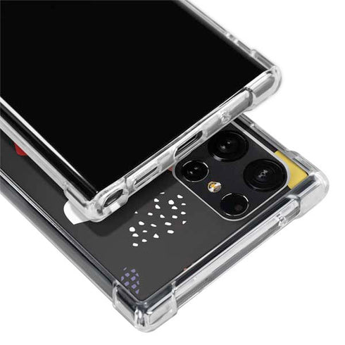 Dark Color Pop Galaxy S22 Ultra Clear Case