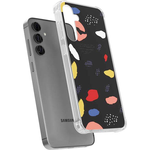 Dark Color Pop Galaxy S24 Plus Clear Case