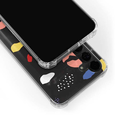 Dark Color Pop Galaxy S24 Plus Clear Case