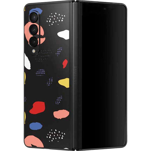 Dark Color Pop Galaxy Z Fold3 5G Skin