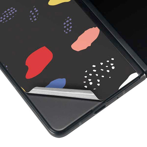 Dark Color Pop Galaxy Z Fold3 5G Skin