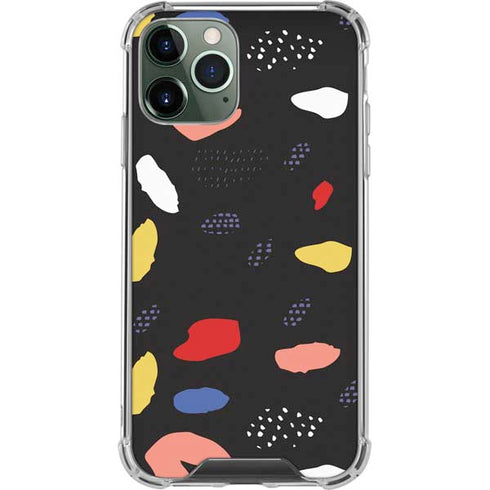 Dark Color Pop iPhone 11 Pro Max Clear Case