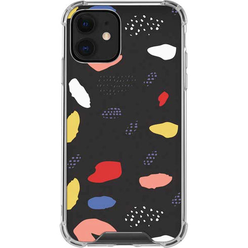 Dark Color Pop iPhone 12 Clear Case