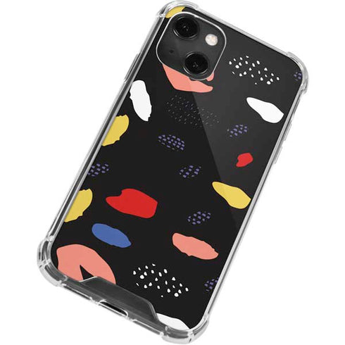 Dark Color Pop iPhone 13 Mini Clear Case