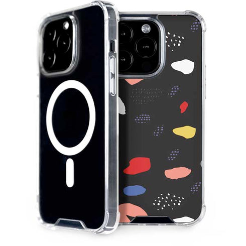Dark Color Pop iPhone 15 Pro MagSafe Case