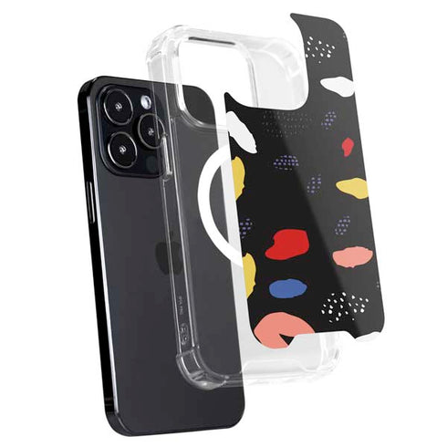 Dark Color Pop iPhone 14 Pro MagSafe Case