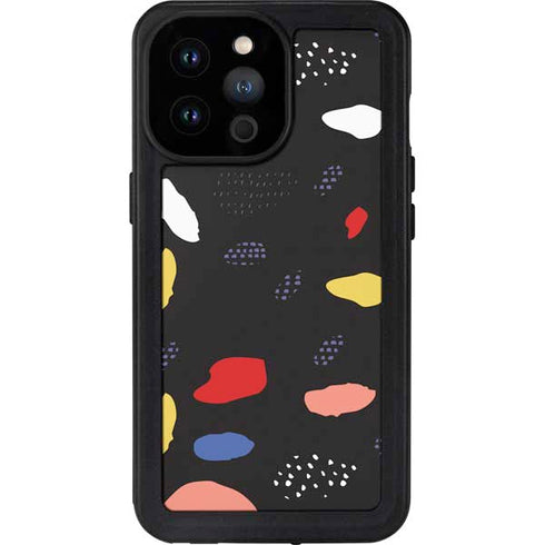 Dark Color Pop iPhone 14 Pro Max Waterproof Case