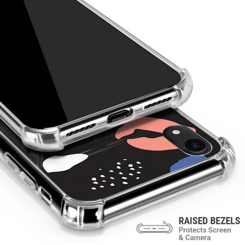 Dark Color Pop iPhone XR Clear Case