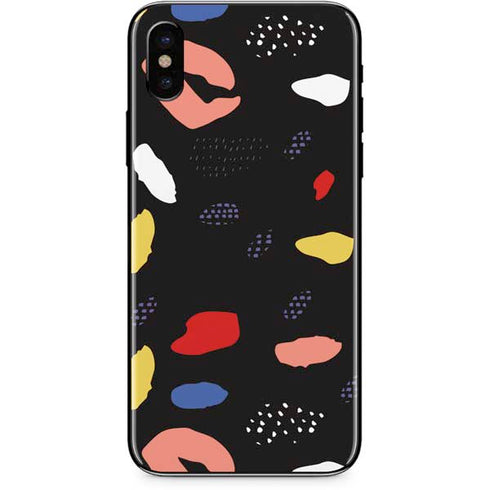 Dark Color Pop iPhone XS Skin
