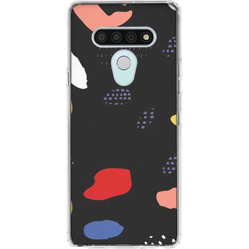 Dark Color Pop LG Stylo 6 Clear Case