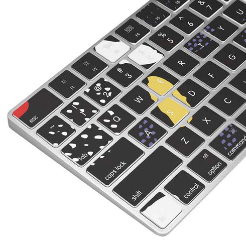 Dark Color Pop Magic Keyboard Skin