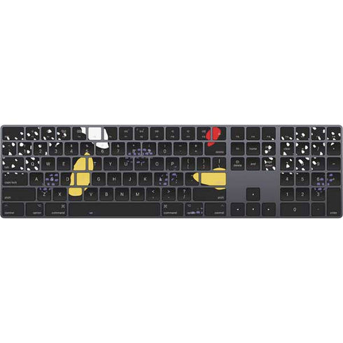 Dark Color Pop Magic Keyboard with Numeric Keypad Skin