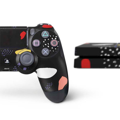 Dark Color Pop PS4 Console and Controller Bundle Skin
