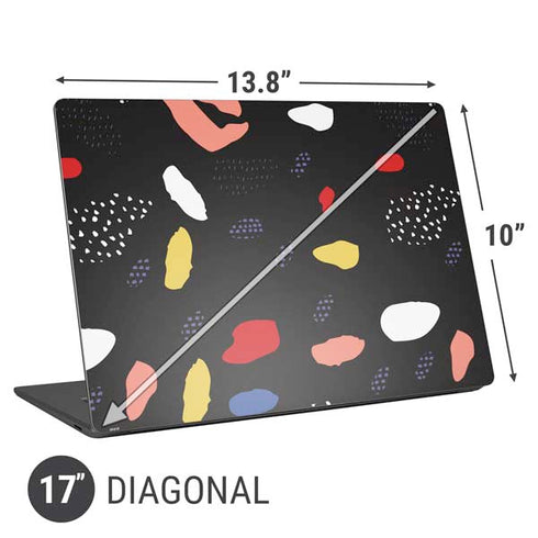 Dark Color Pop Universal Laptop 17in (13.8 x 10in) Skin