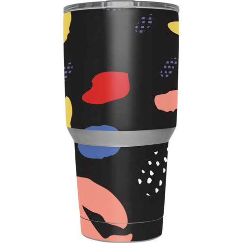 Dark Color Pop Yeti 30oz Rambler Tumbler Skin