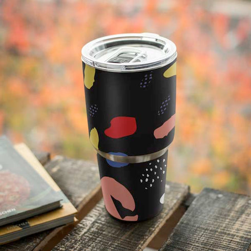 Dark Color Pop Yeti 30oz Rambler Tumbler Skin