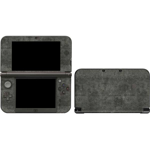 Dark Iron Grey Concrete 3DS XL 2015 Skin