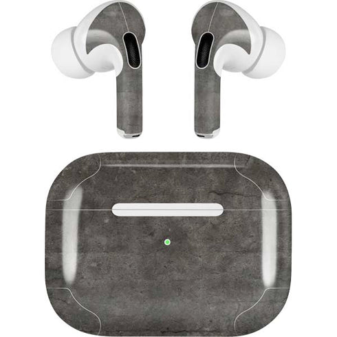Dark Iron Grey Concrete AirPods Pro 2nd Gen Skin