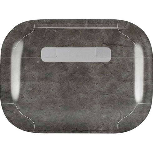 Dark Iron Grey Concrete AirPods Pro 2nd Gen Skin