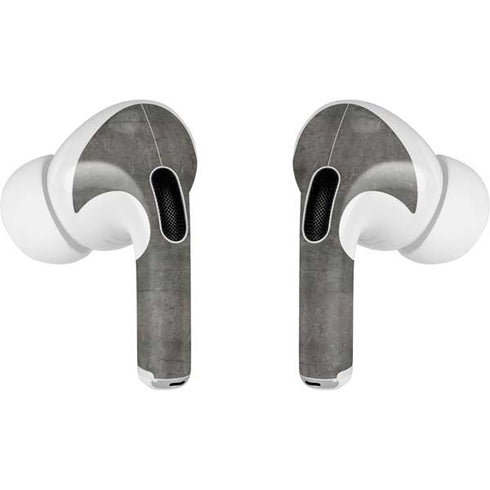 Dark Iron Grey Concrete AirPods Pro 2nd Gen Skin