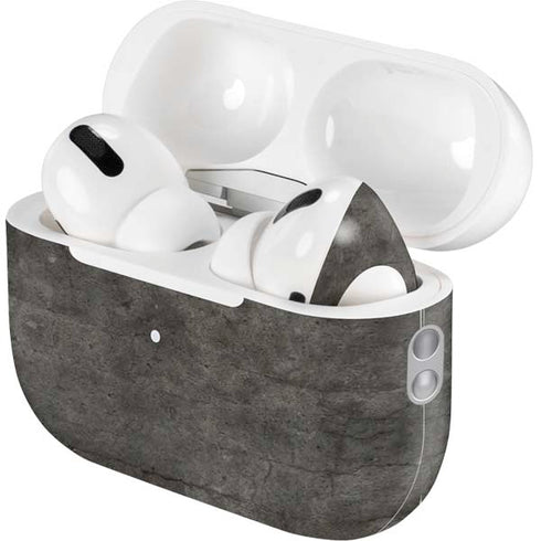 Dark Iron Grey Concrete AirPods Pro 2nd Gen Skin