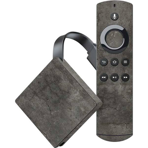 Dark Iron Grey Concrete Amazon Fire TV Skin