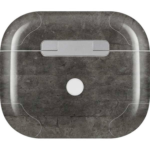 Dark Iron Grey Concrete Apple AirPods (3rd Gen 2021) Skin