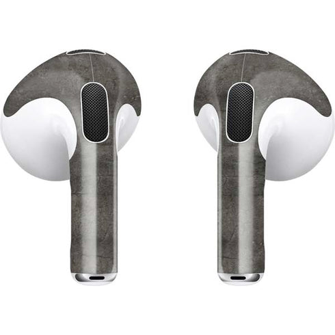 Dark Iron Grey Concrete Apple AirPods (3rd Gen 2021) Skin