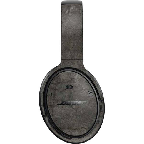 Dark Iron Grey Concrete Bose QuietComfort 35 Headphones Skin