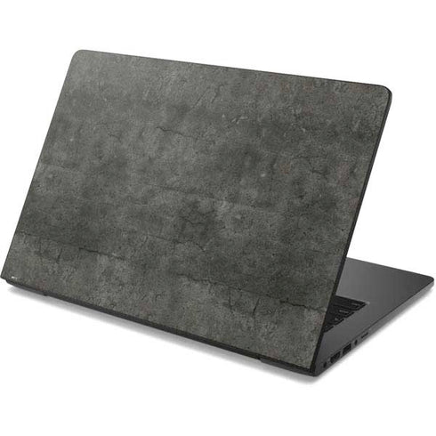 Dark Iron Grey Concrete Dell Chromebook Skin