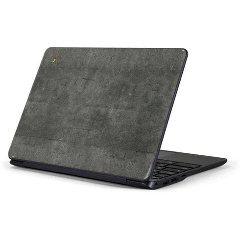 Dark Iron Grey Concrete Samsung Chromebook Skin