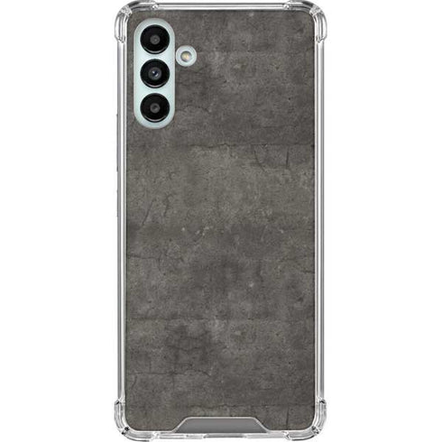Dark Iron Grey Concrete Galaxy A13 5G Clear Case