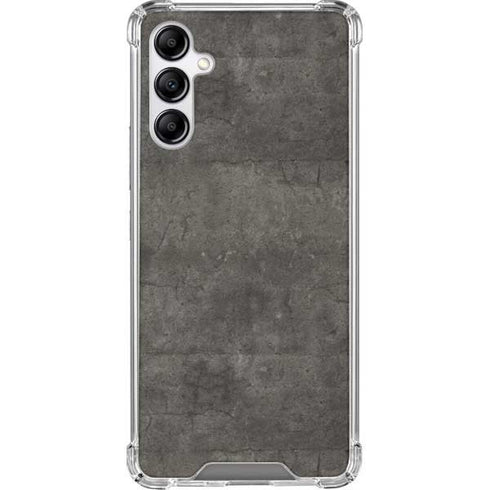 Dark Iron Grey Concrete Galaxy A14 5G Clear Case
