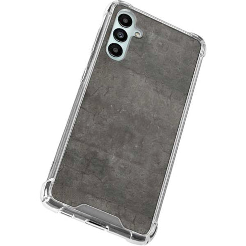 Dark Iron Grey Concrete Galaxy A14 5G Clear Case