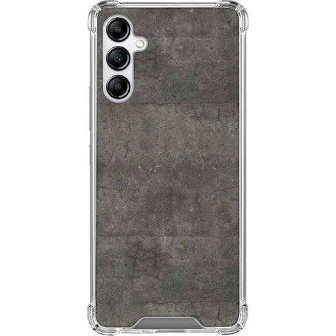 Dark Iron Grey Concrete Galaxy A15 5G Clear Case