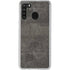 Dark Iron Grey Concrete Galaxy A21 Clear Case