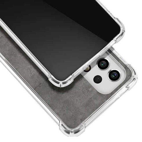 Dark Iron Grey Concrete Galaxy A53 5G Clear Case