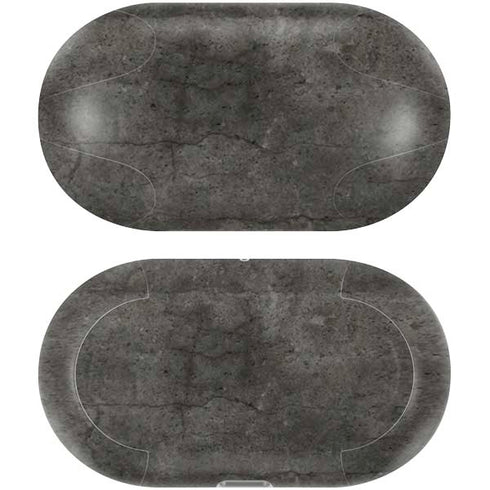 Dark Iron Grey Concrete Galaxy Buds Plus Skin