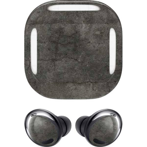Dark Iron Grey Concrete Galaxy Buds Pro Skin