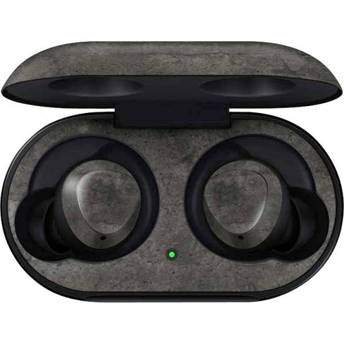 Dark Iron Grey Concrete Galaxy Buds Skin