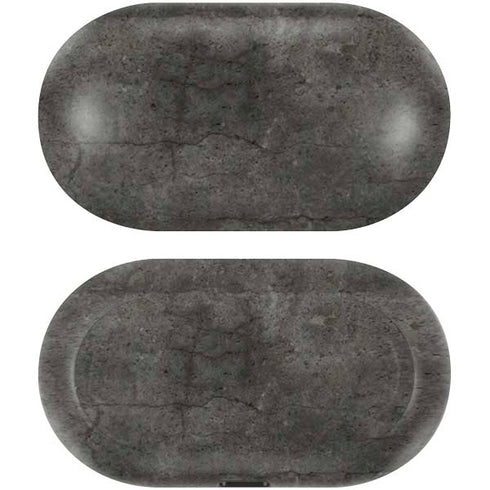 Dark Iron Grey Concrete Galaxy Buds Skin