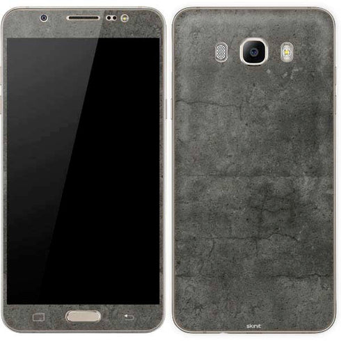 Dark Iron Grey Concrete Galaxy J7 Skin