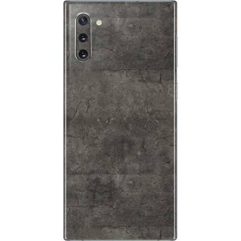 Dark Iron Grey Concrete Galaxy Note 10 Skin